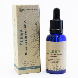 Cannabuddy 600mg Broad Spectrum CBD Sleep Oil